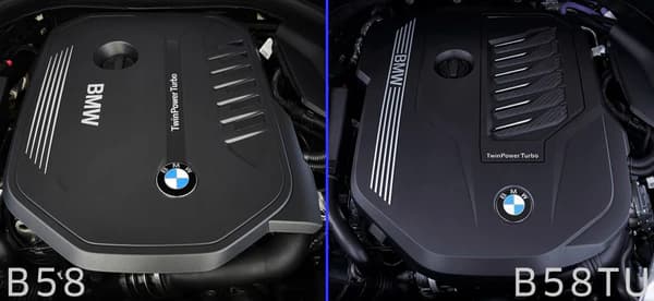 Порівняння двигунів BMW B58 та B58TU
